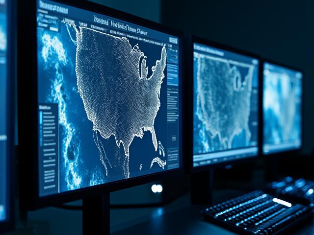 Modern weather visualization dashboard with complex data arrays